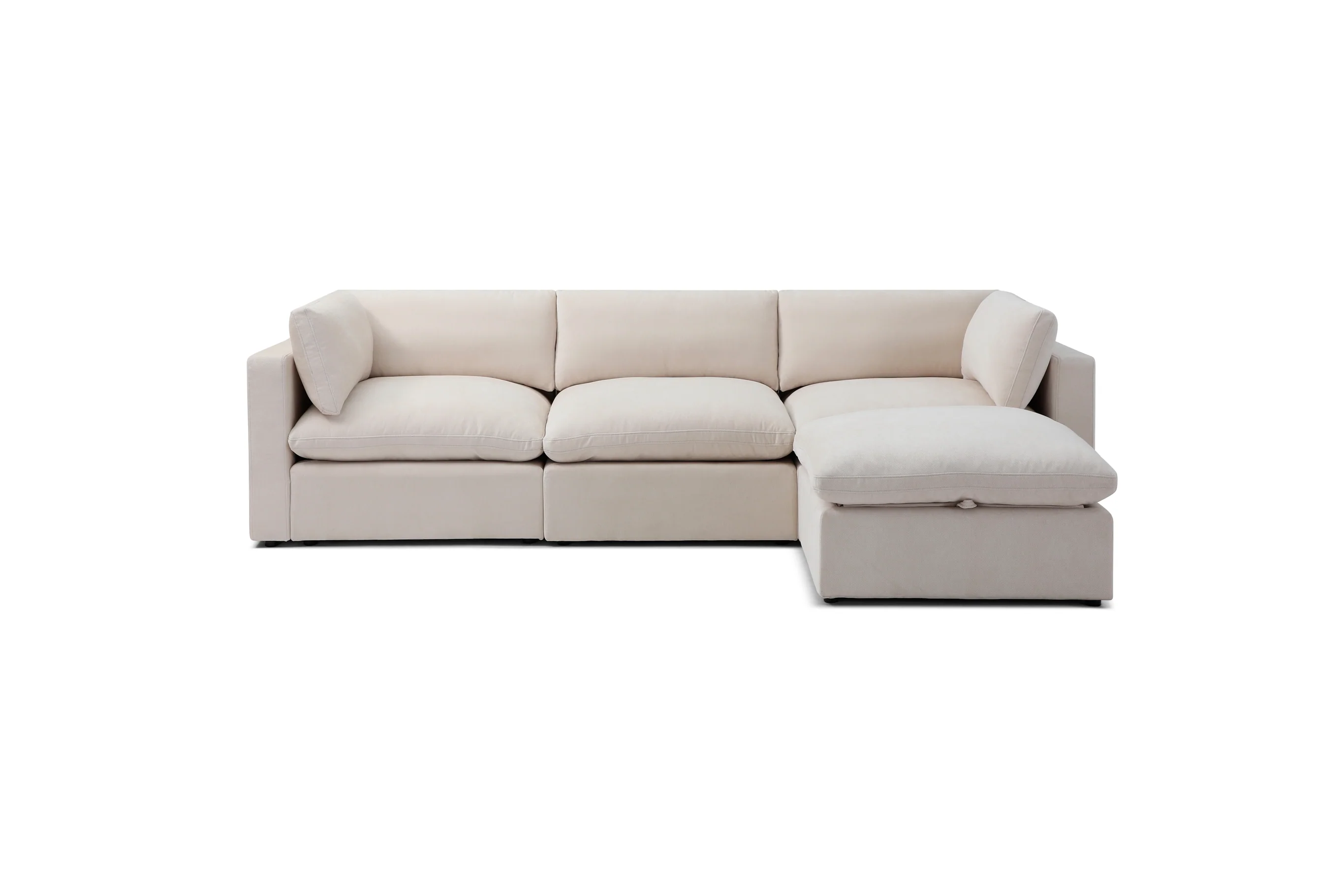 Bella Pillow 3 Seater + Ottoman - Image 4