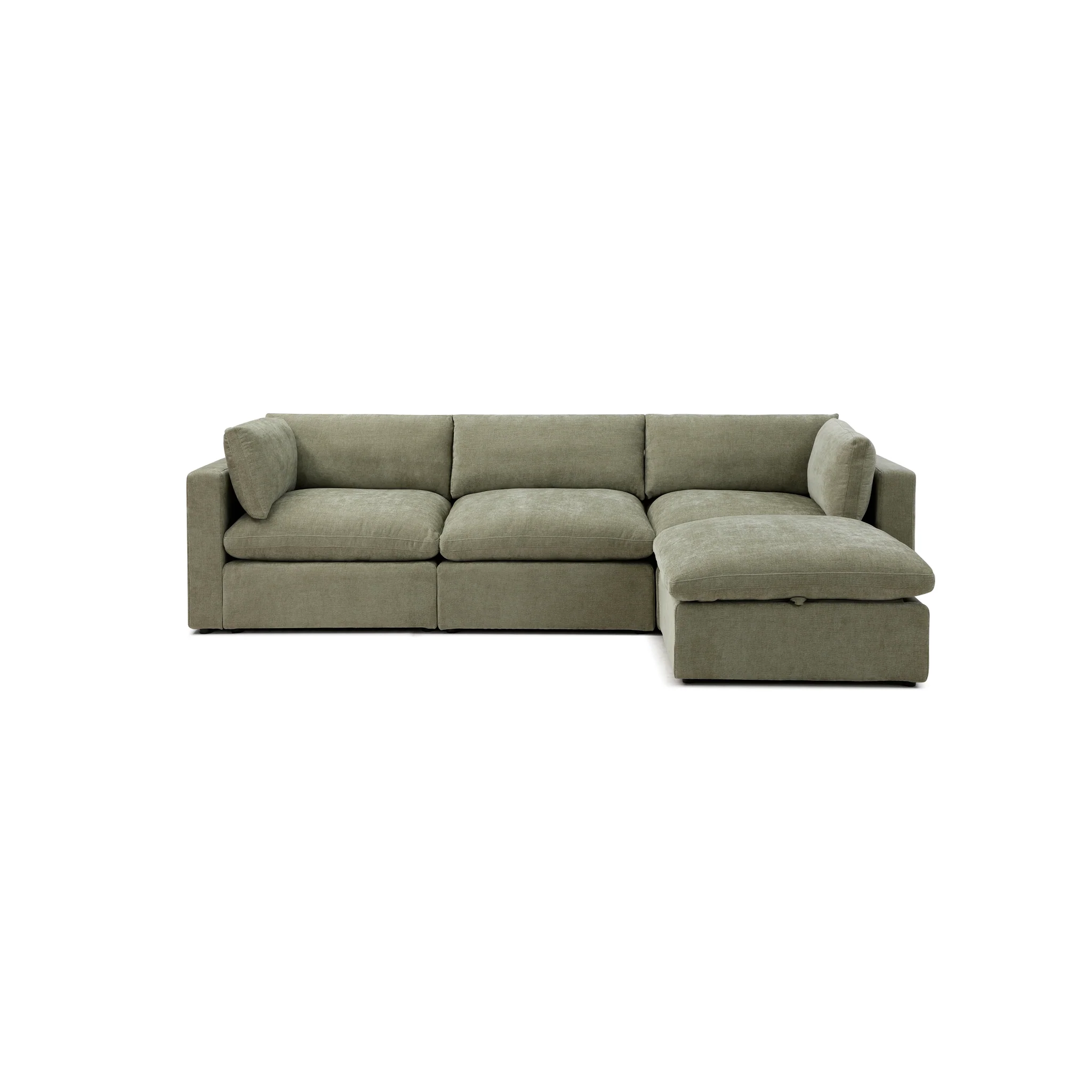 Bella Pillow 3 Seater + Ottoman - Image 45