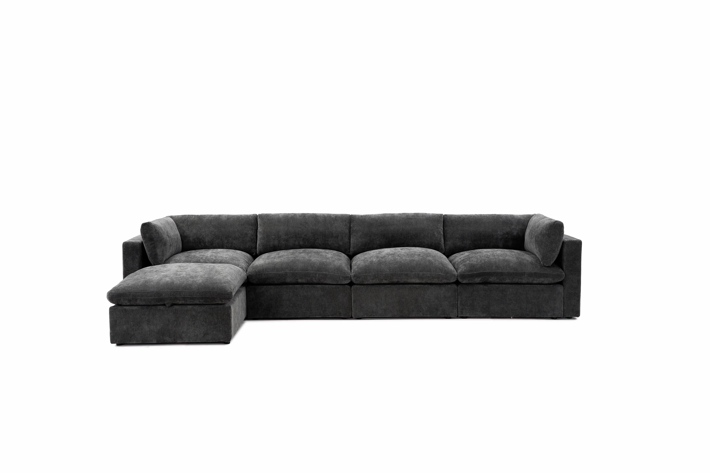 Bella Pillow 4 Seater + Storage Ottoman - Image 5