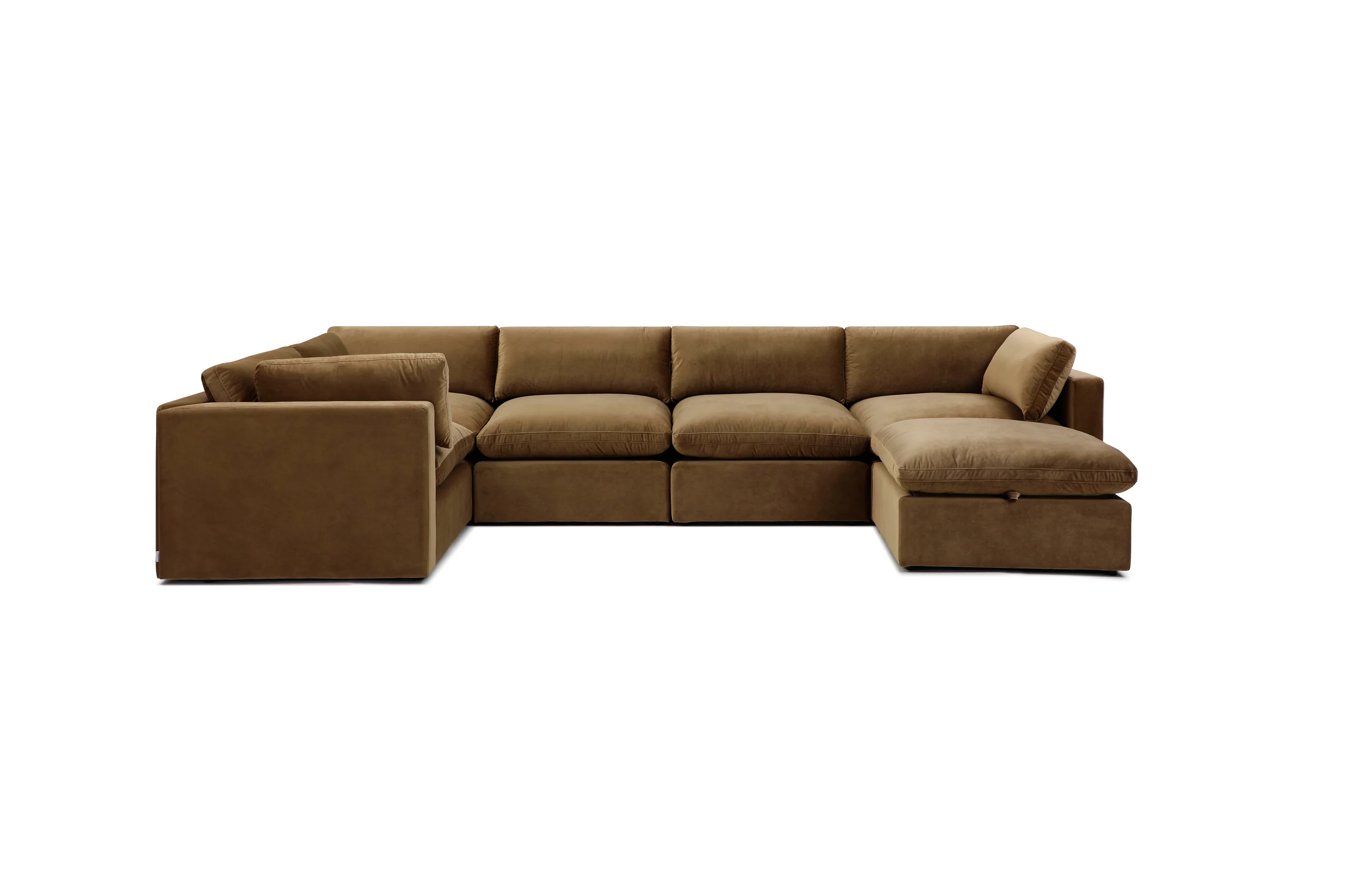 Bella Pillow Grand Corner + Storage Ottoman - Image 10