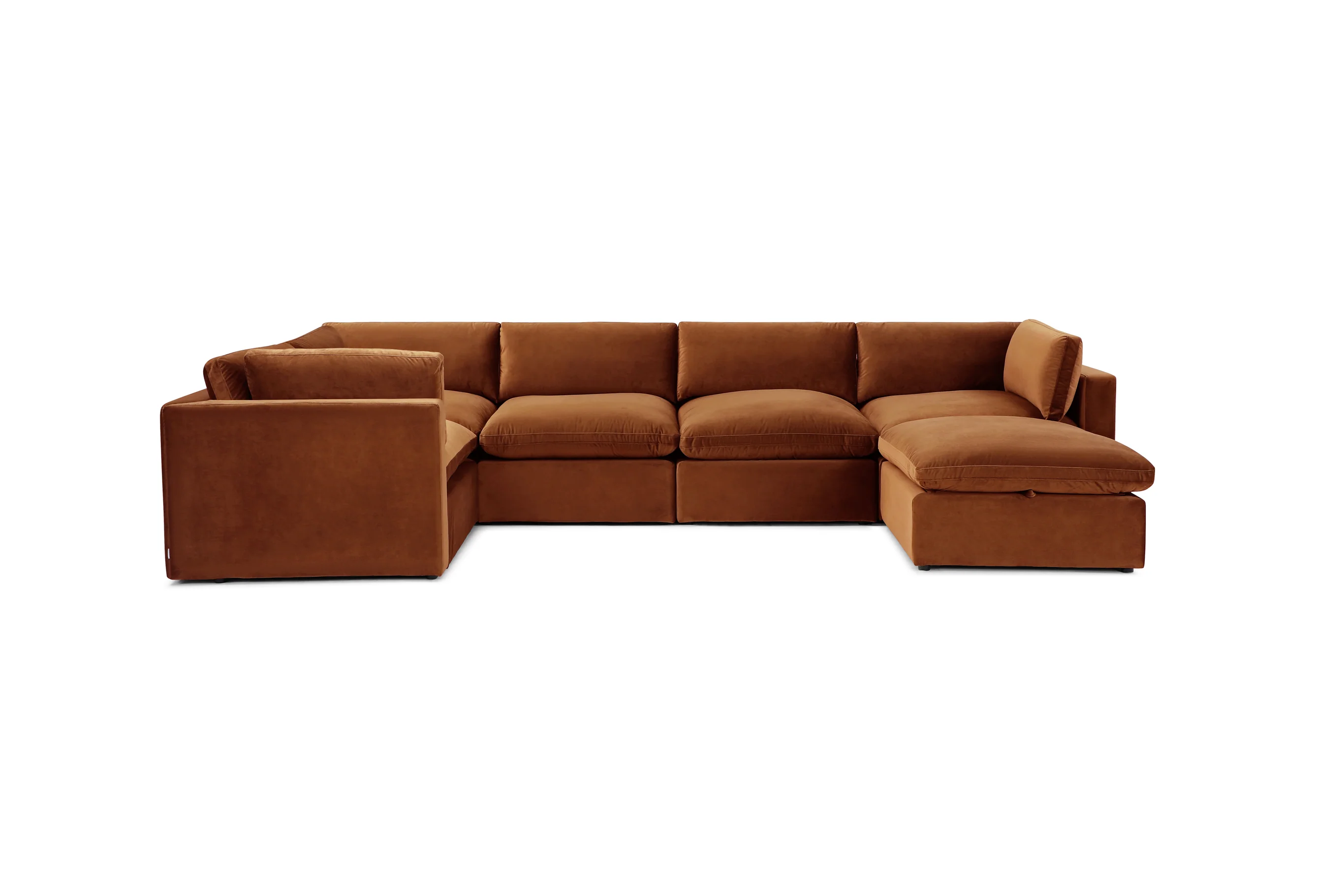 Bella Pillow Grand Corner + Storage Ottoman - Image 12