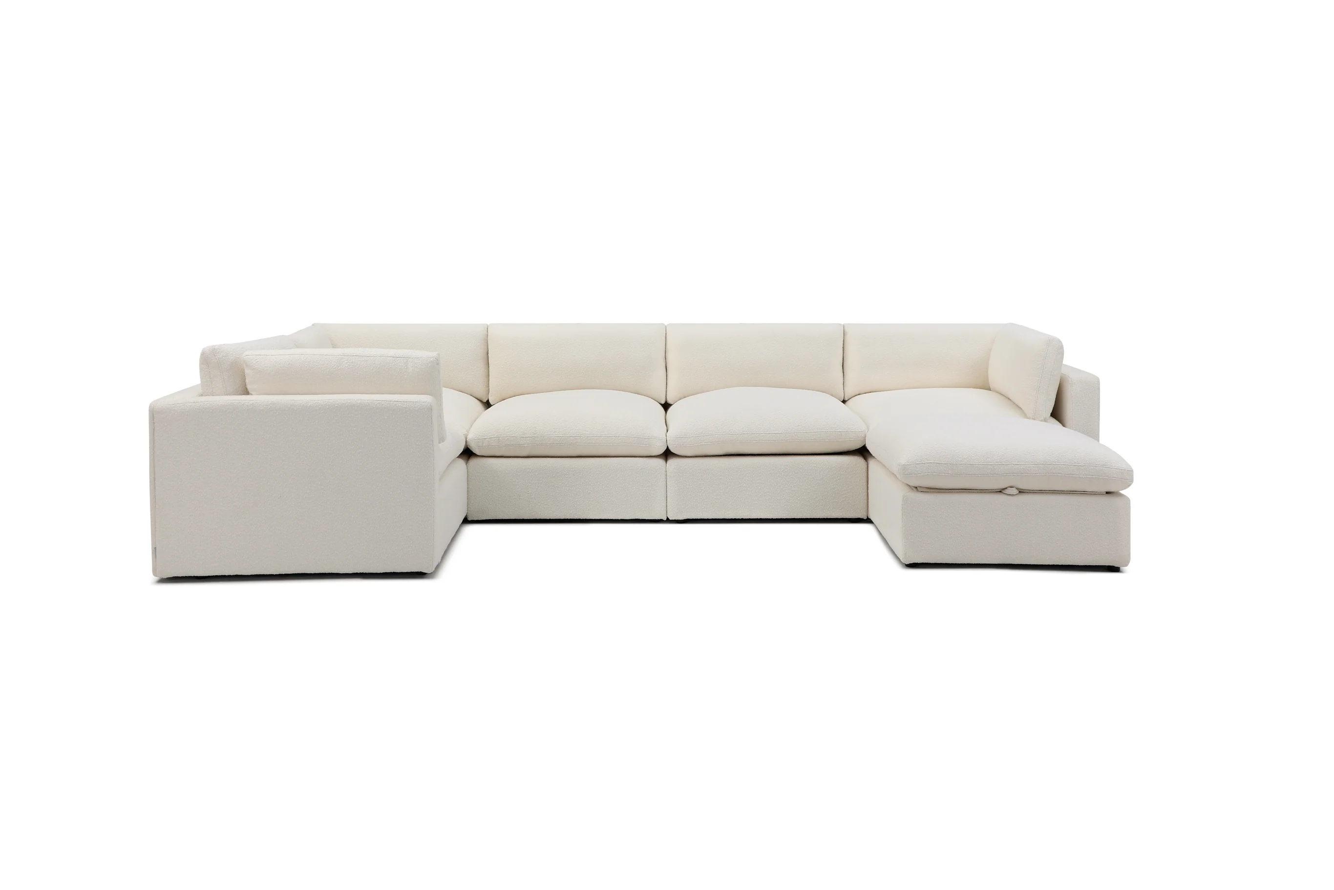Bella Pillow Grand Corner + Storage Ottoman - Image 2