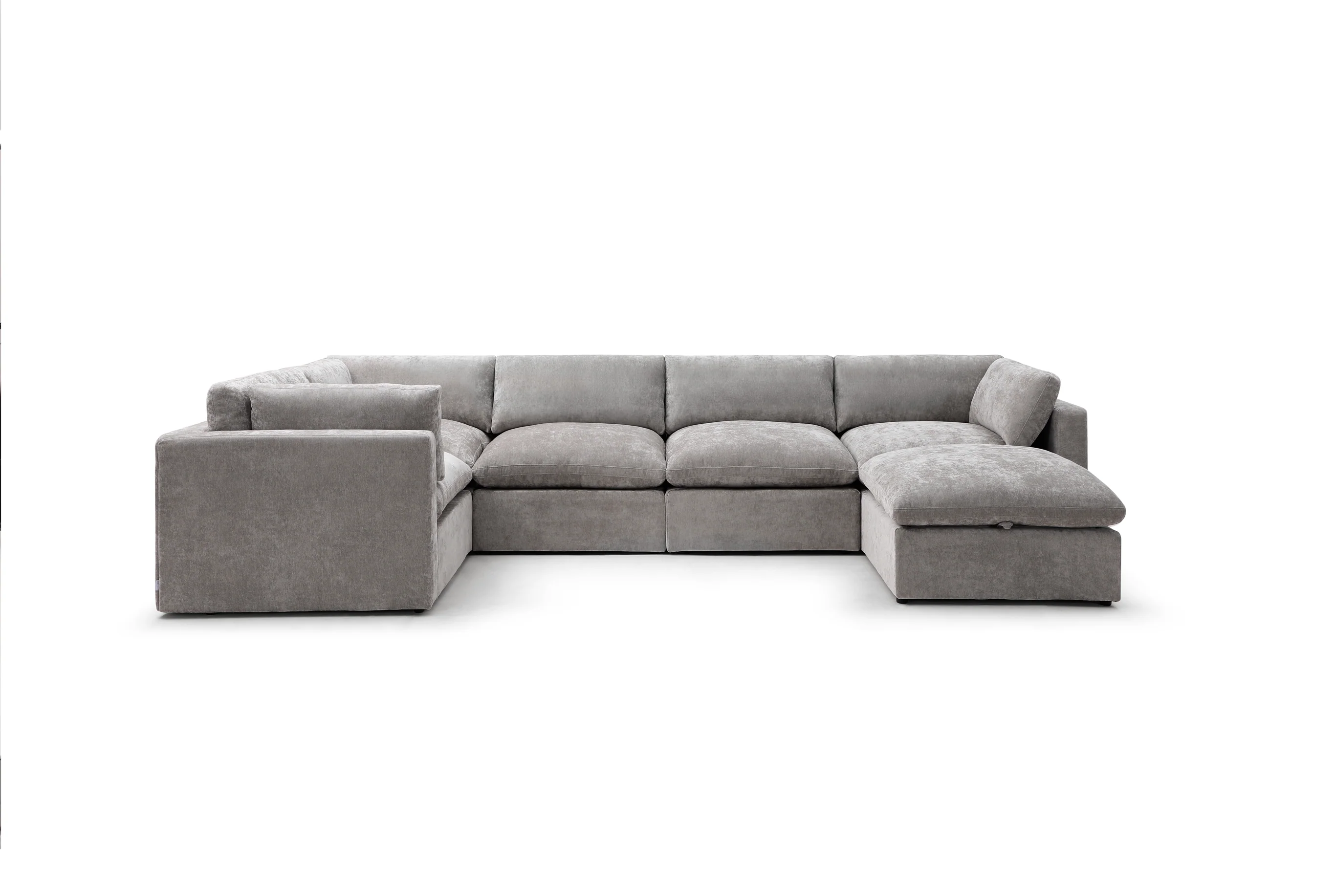 Bella Pillow Grand Corner + Storage Ottoman - Image 5