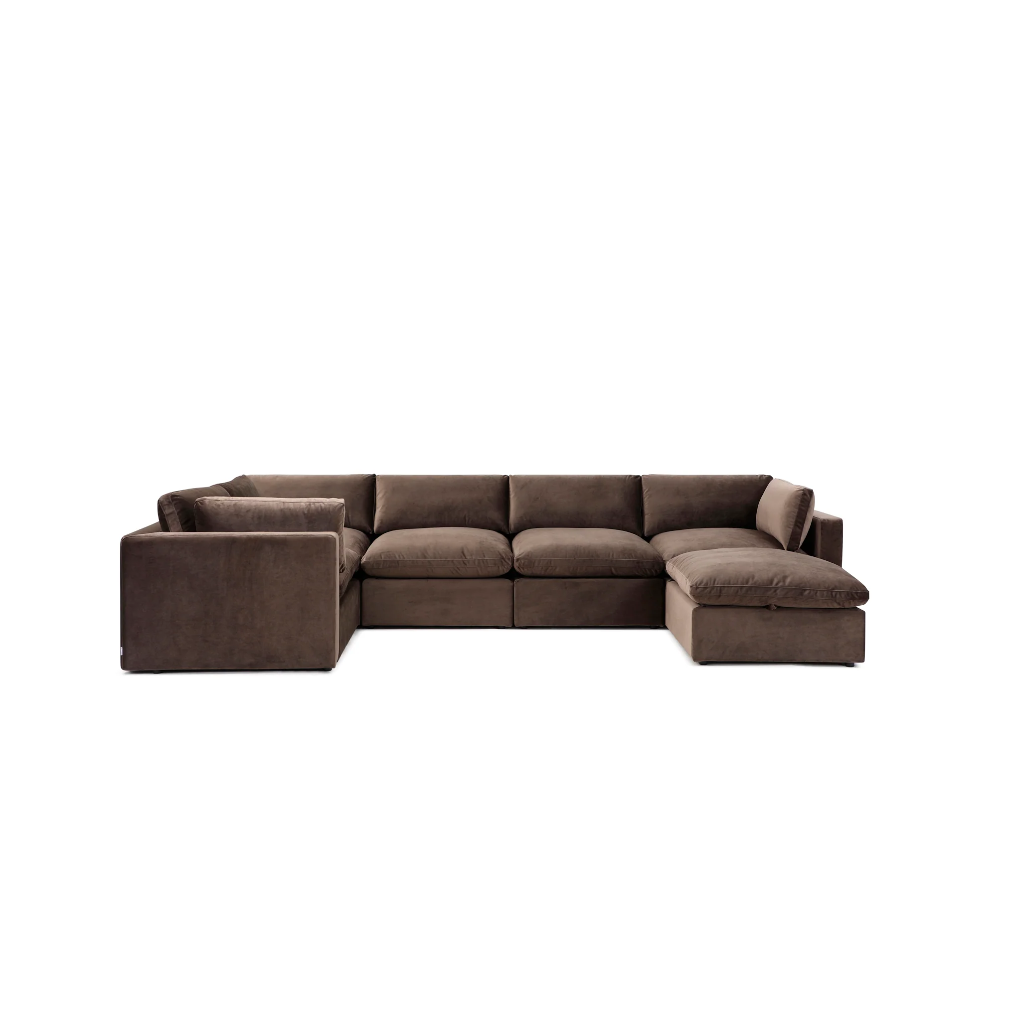 Bella Pillow Grand Corner + Storage Ottoman - Image 58