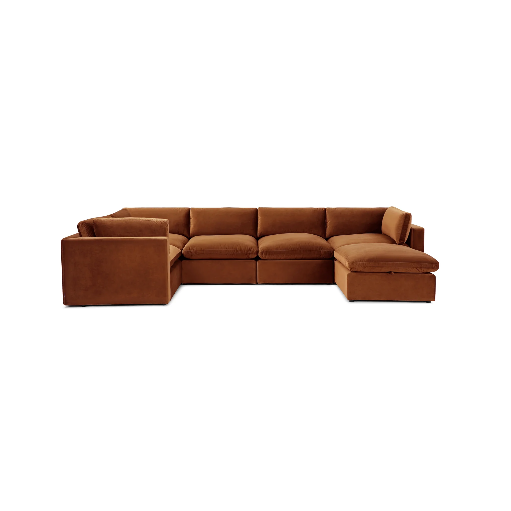 Bella Pillow Grand Corner + Storage Ottoman - Image 59