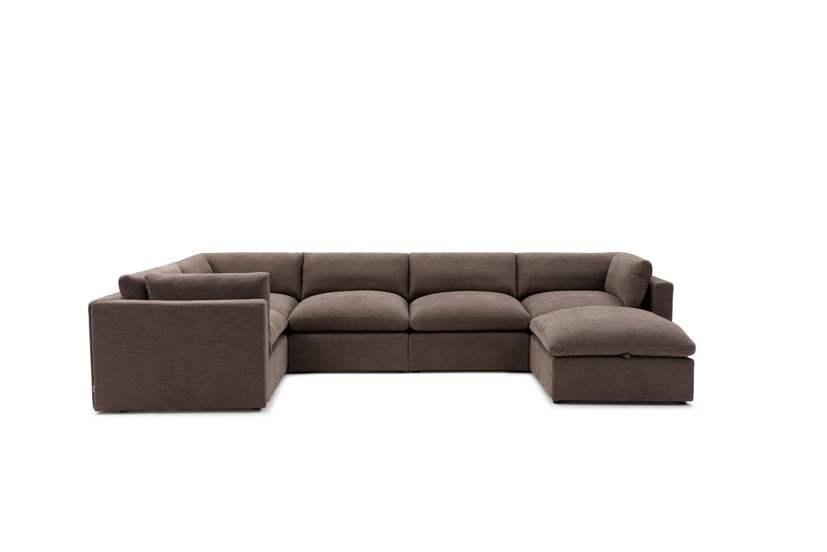 Bella Pillow Grand Corner + Storage Ottoman - Image 6