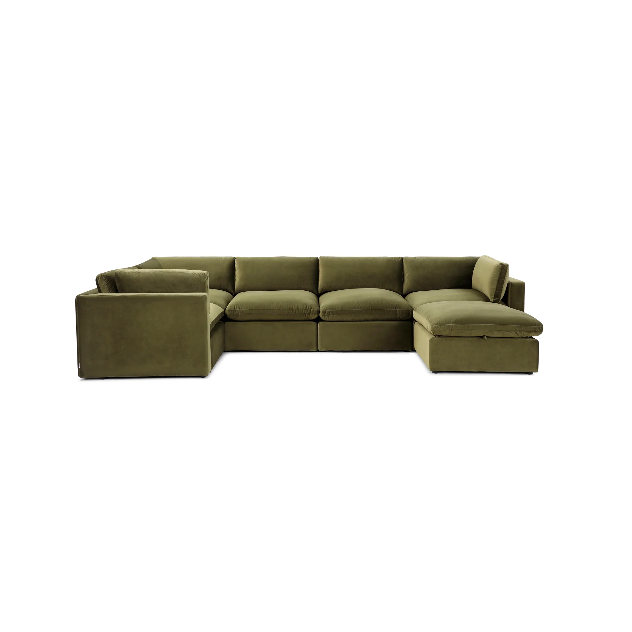 Bella Pillow Grand Corner + Storage Ottoman - Image 68