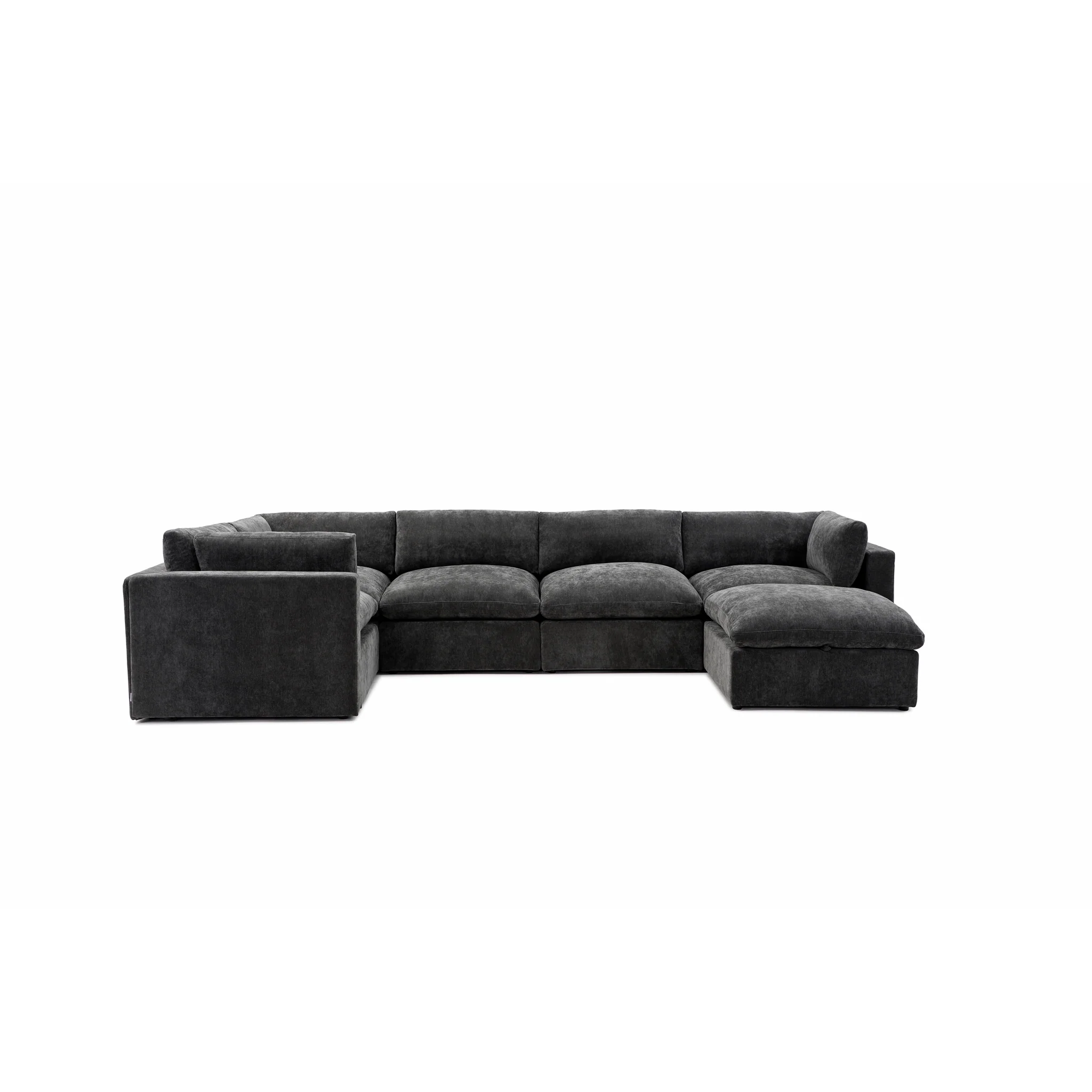 Bella Pillow Grand Corner + Storage Ottoman - Image 69