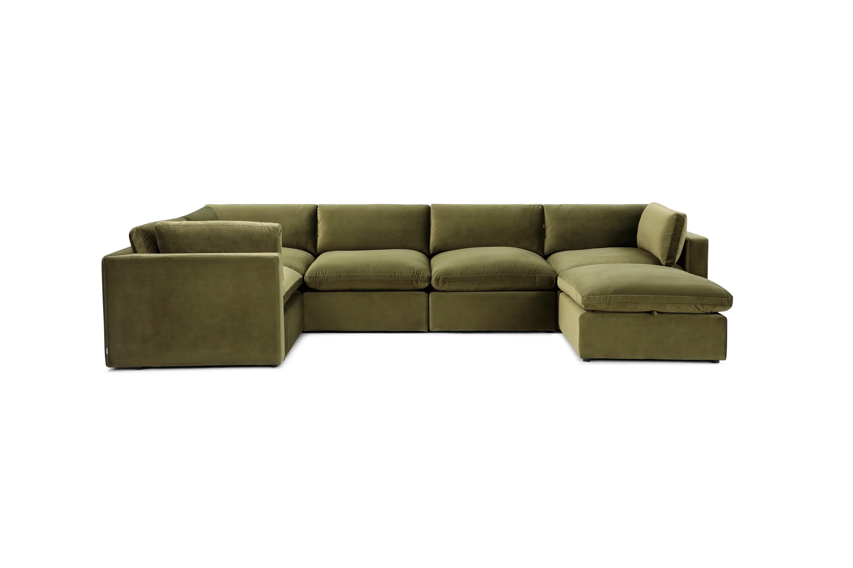 Bella Pillow Grand Corner + Storage Ottoman - Image 7
