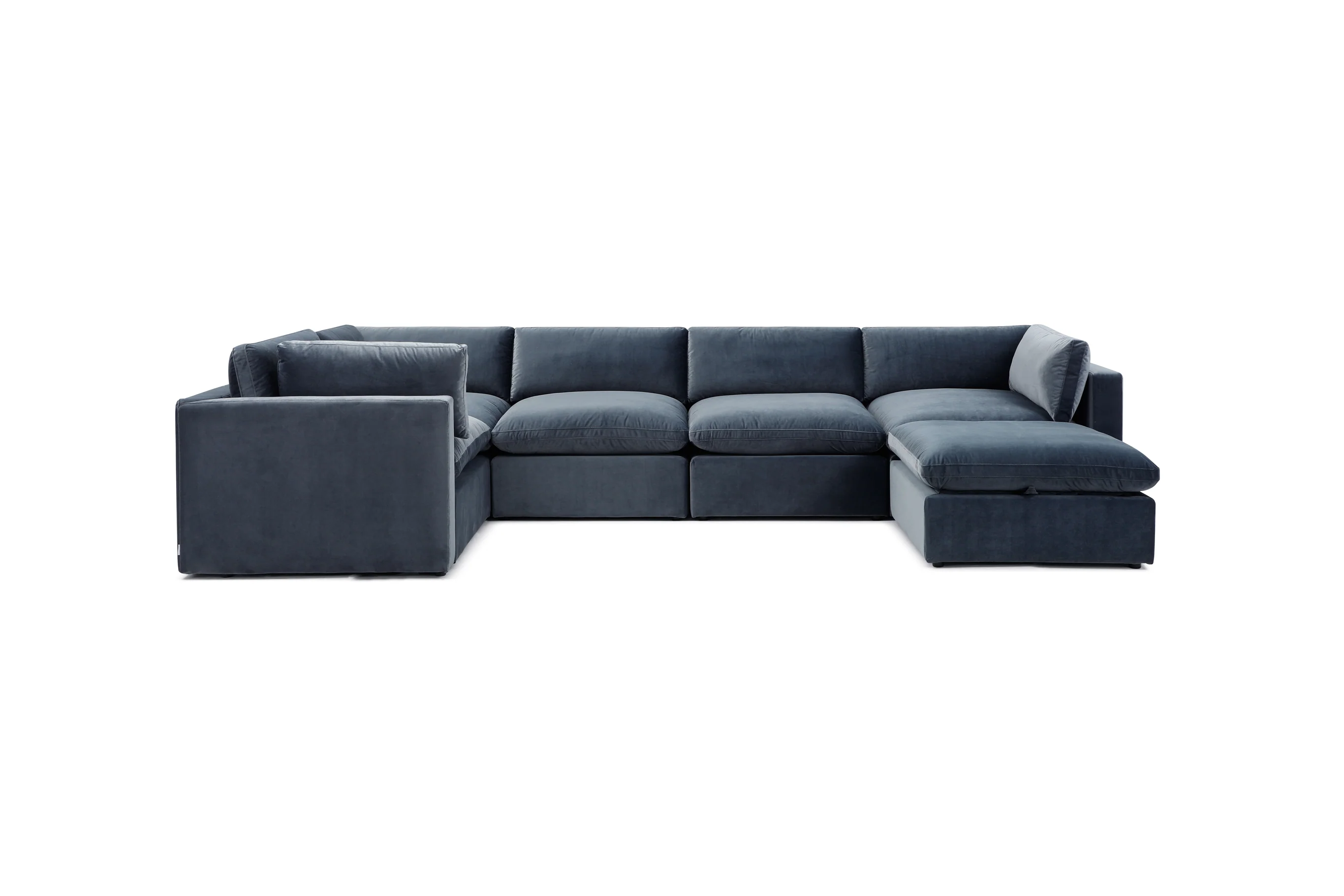 Bella Pillow Grand Corner + Storage Ottoman - Image 8