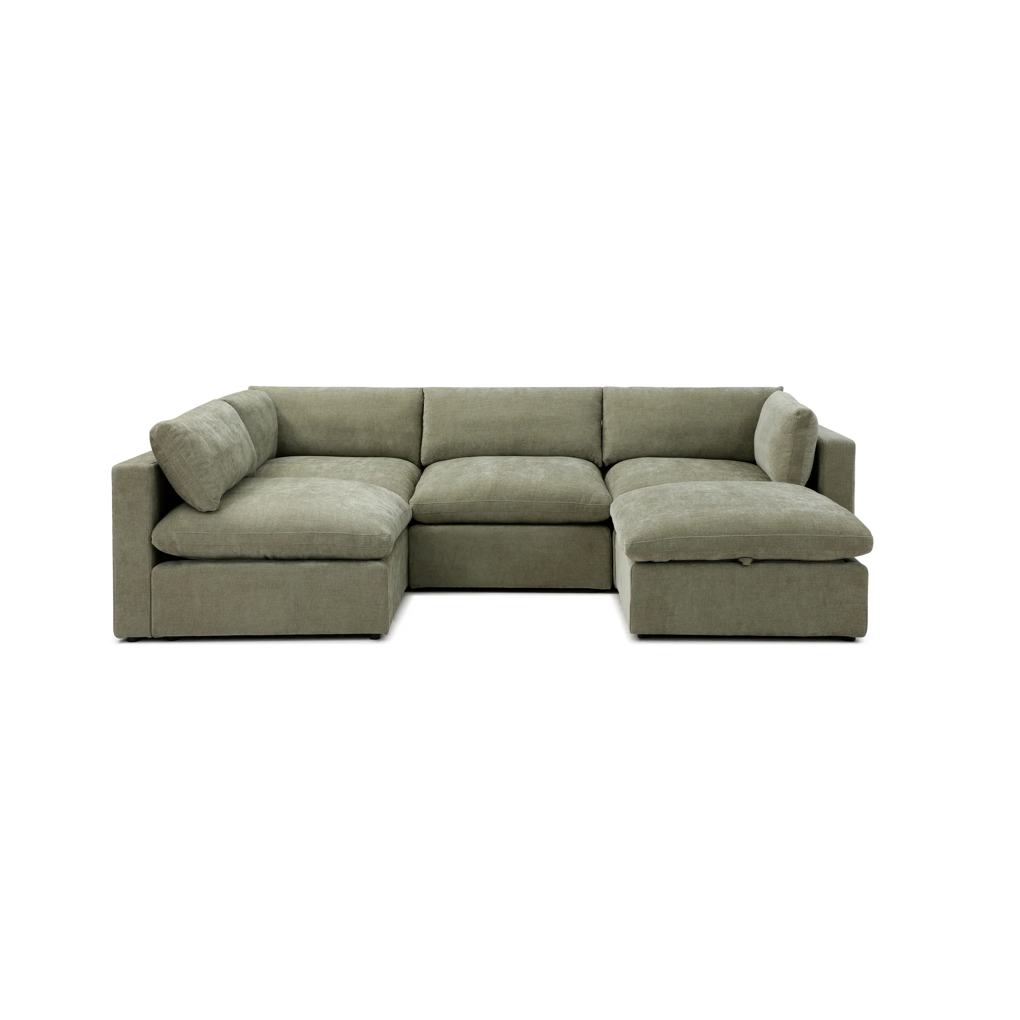 Bella Pillow L-Shape + Ottoman - Image 47