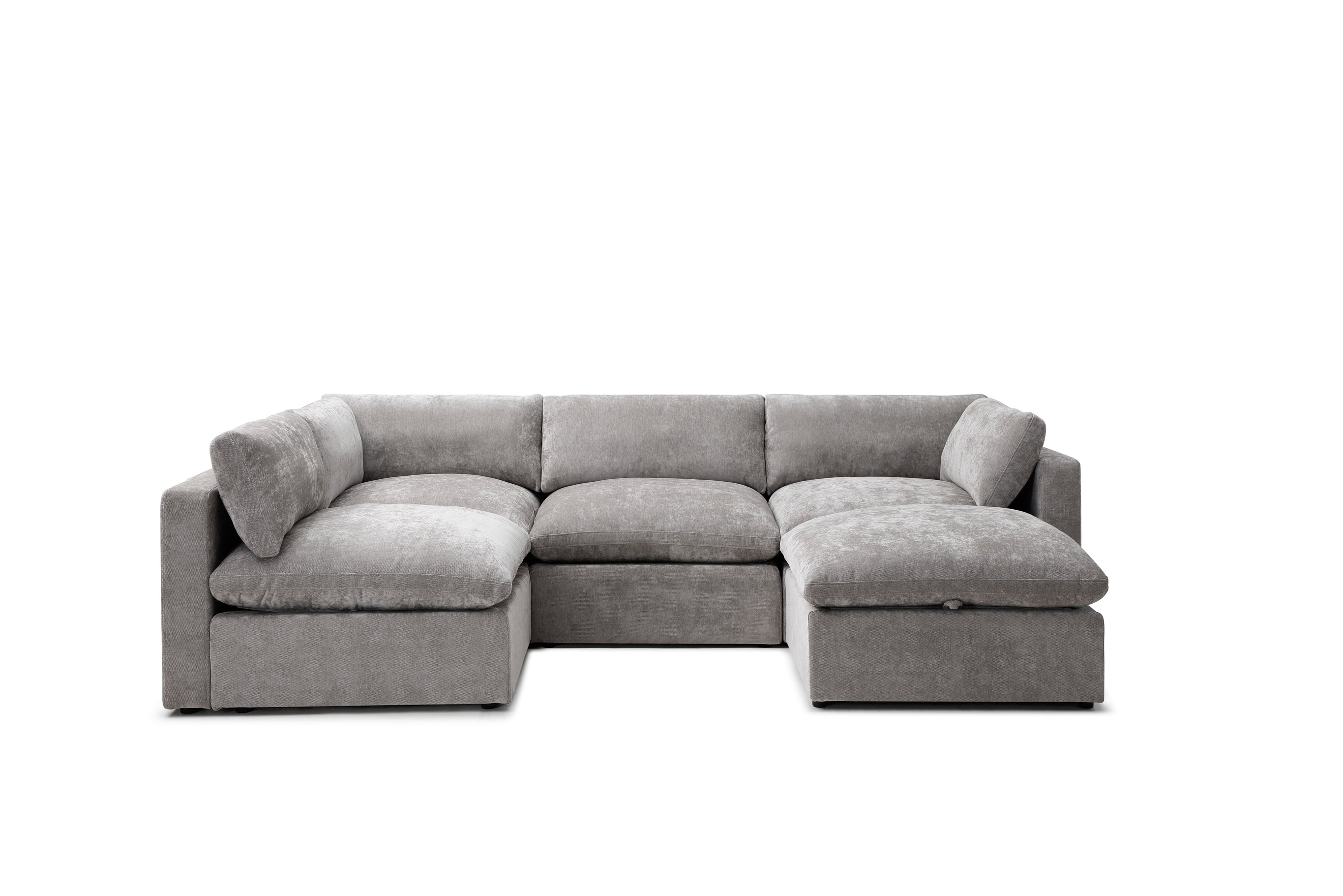 Bella Pillow L-Shape + Ottoman - Image 5