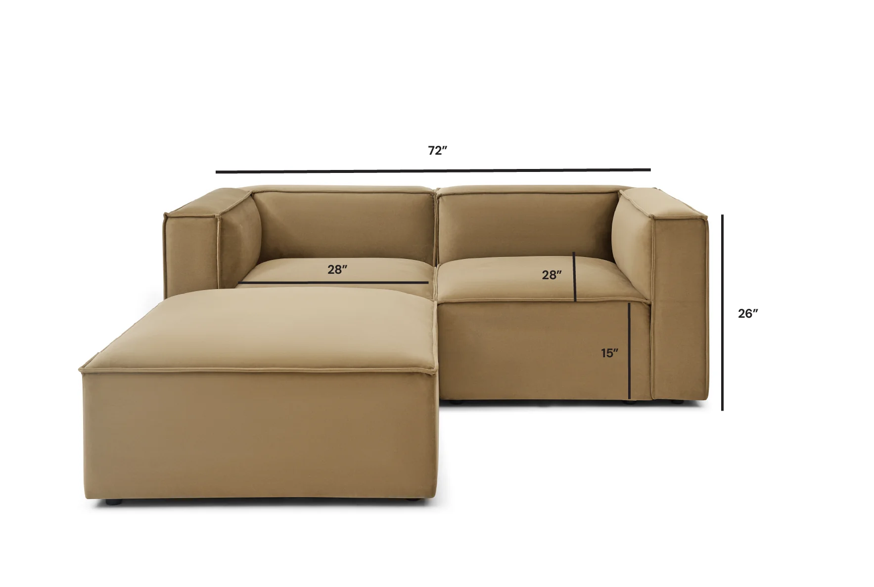 Knox 2 Seater + Ottoman - Image 27